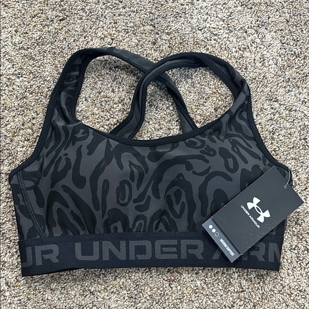 NWT Under Armour Black Sports Bra